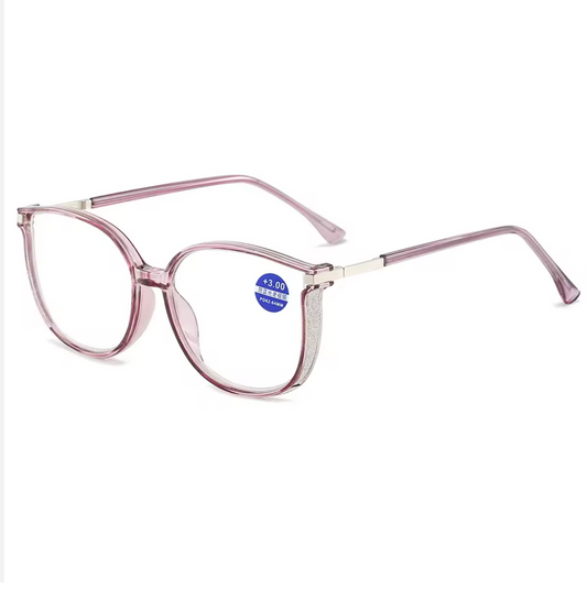 2024 New Anti-blue Reading Glasses Women Fashion Designer Large Frame Reading Glasses High Quality Optical Glasses